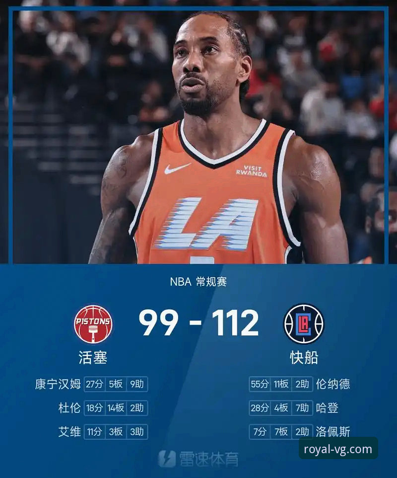 伦纳德手腕伤势与快船失利深度解析：从NBA赛场到VG棋牌游戏大厅的赢家心态